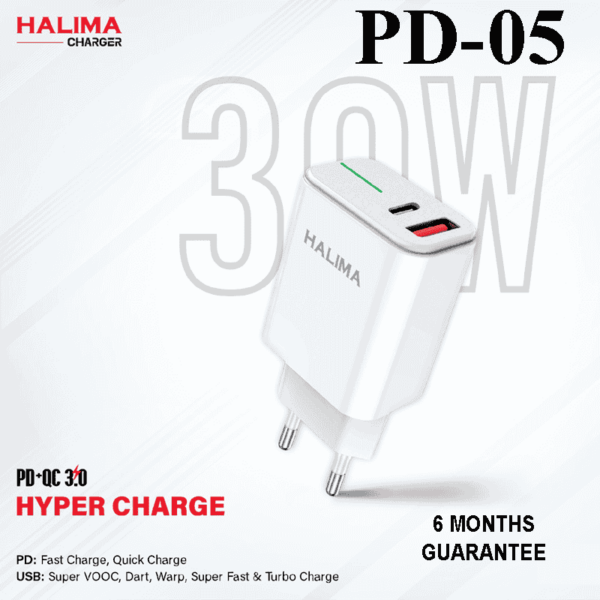 HALIMA PD-05 30W HYPER CHARGER