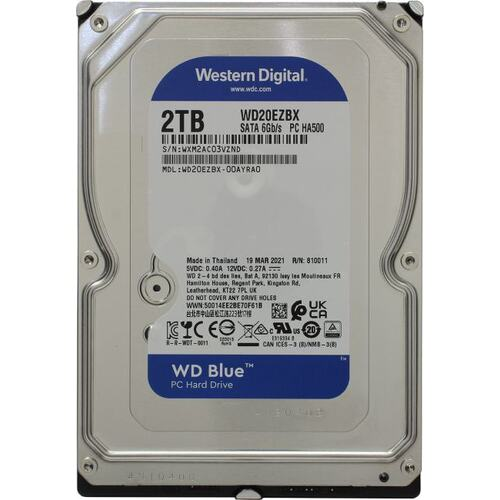 Western Digital 2TB Blue 7200RPM Desktop HDD